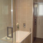 mini bath in bathroom
