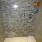 abstract shower wall