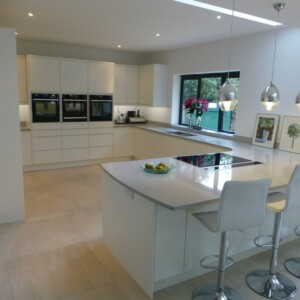 large open planned kitchen