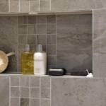 bathroom shelf in shower