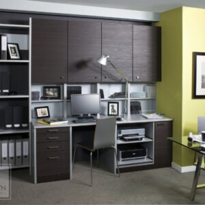 black and yellow office