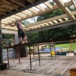 roof being built in extension