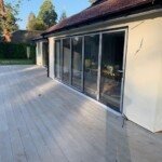 back extension leading on to decking