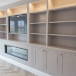 long built in tv unit